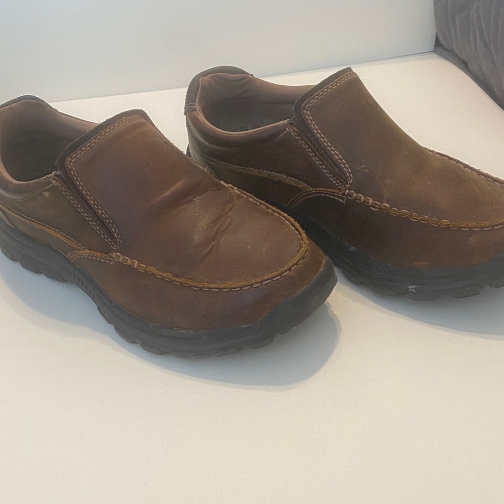 BOBS from Skechers Men's Memory Foam Brown Casual Slip-On Loafers
Size 10